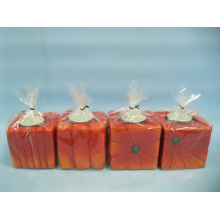 Pumpkin Candlestick Shape Ceramic Crafts (LOE2366-D7z)